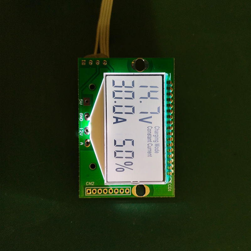 Motorcycle charger LCD screen